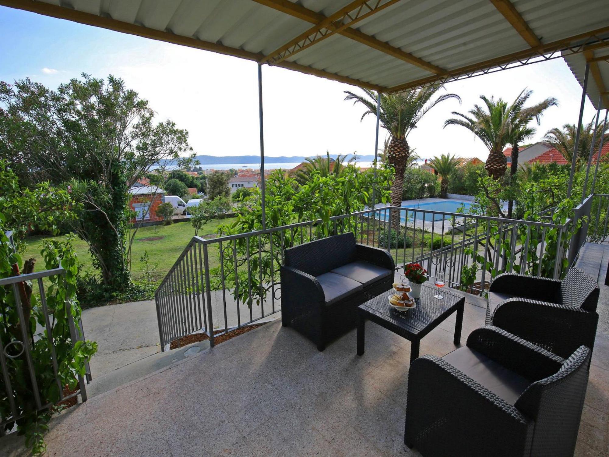 Scenic Holiday Home In Bibinje Near Sea Bagian luar foto