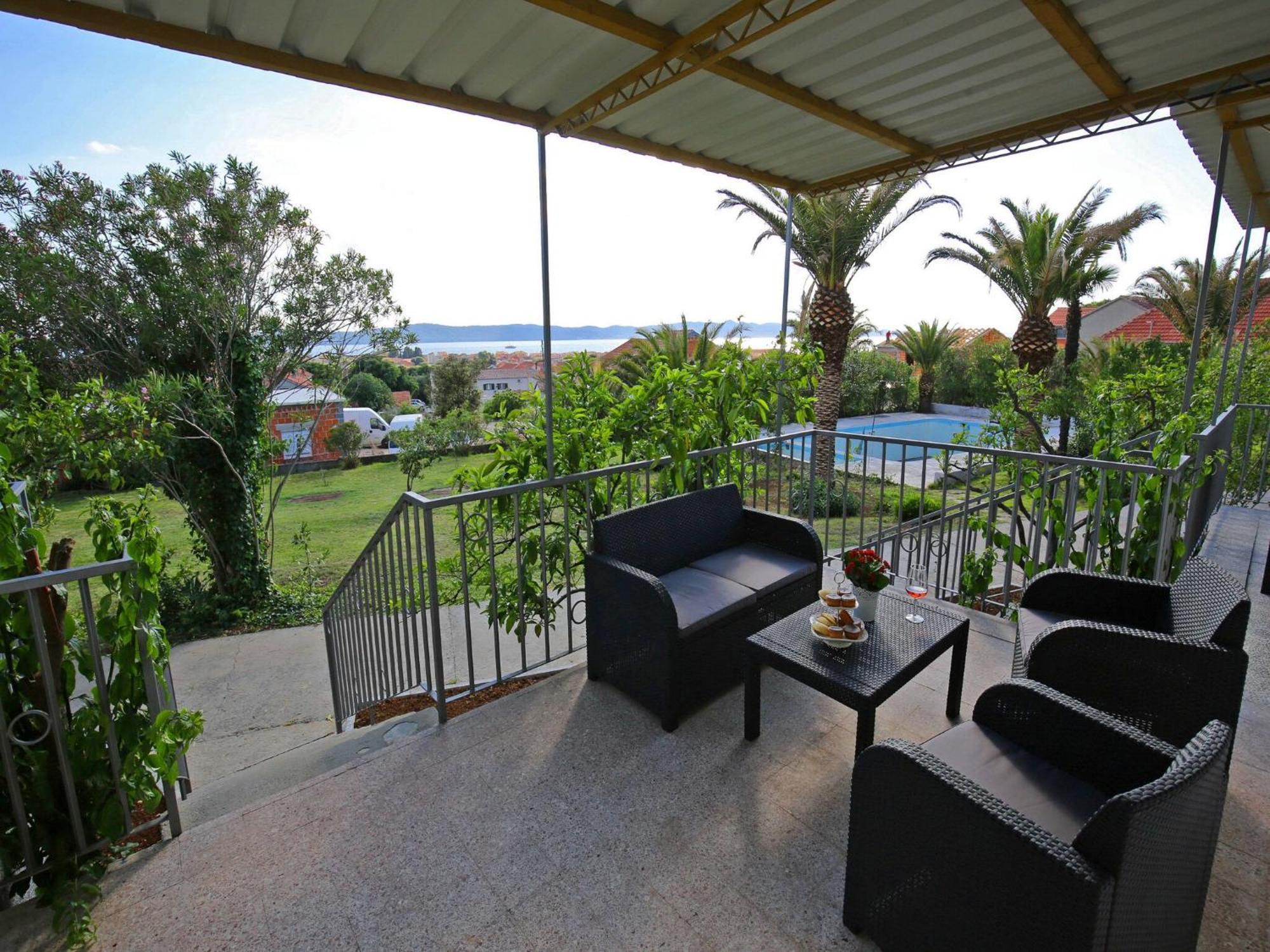 Scenic Holiday Home In Bibinje Near Sea Bagian luar foto