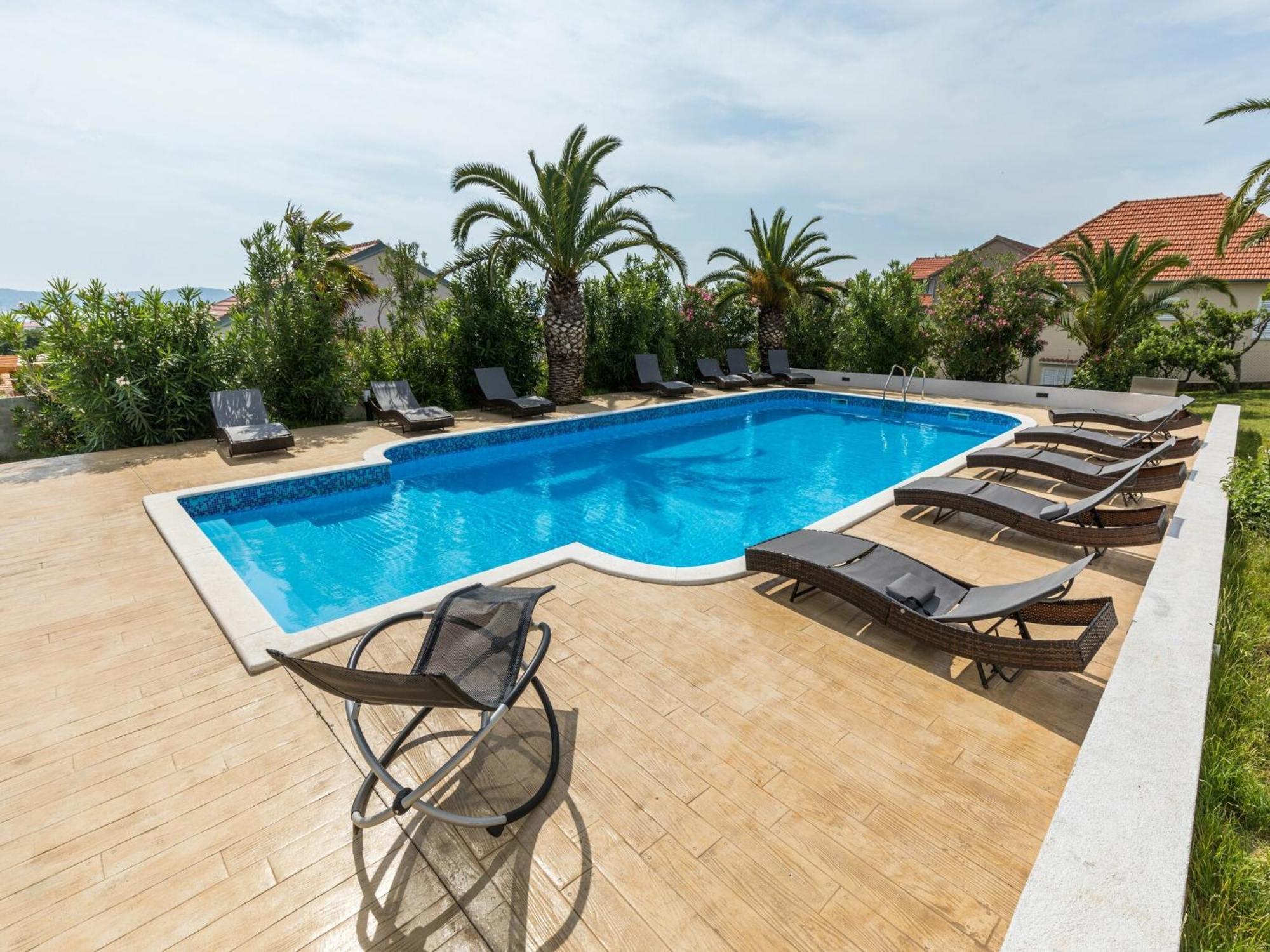 Scenic Holiday Home In Bibinje Near Sea Bagian luar foto