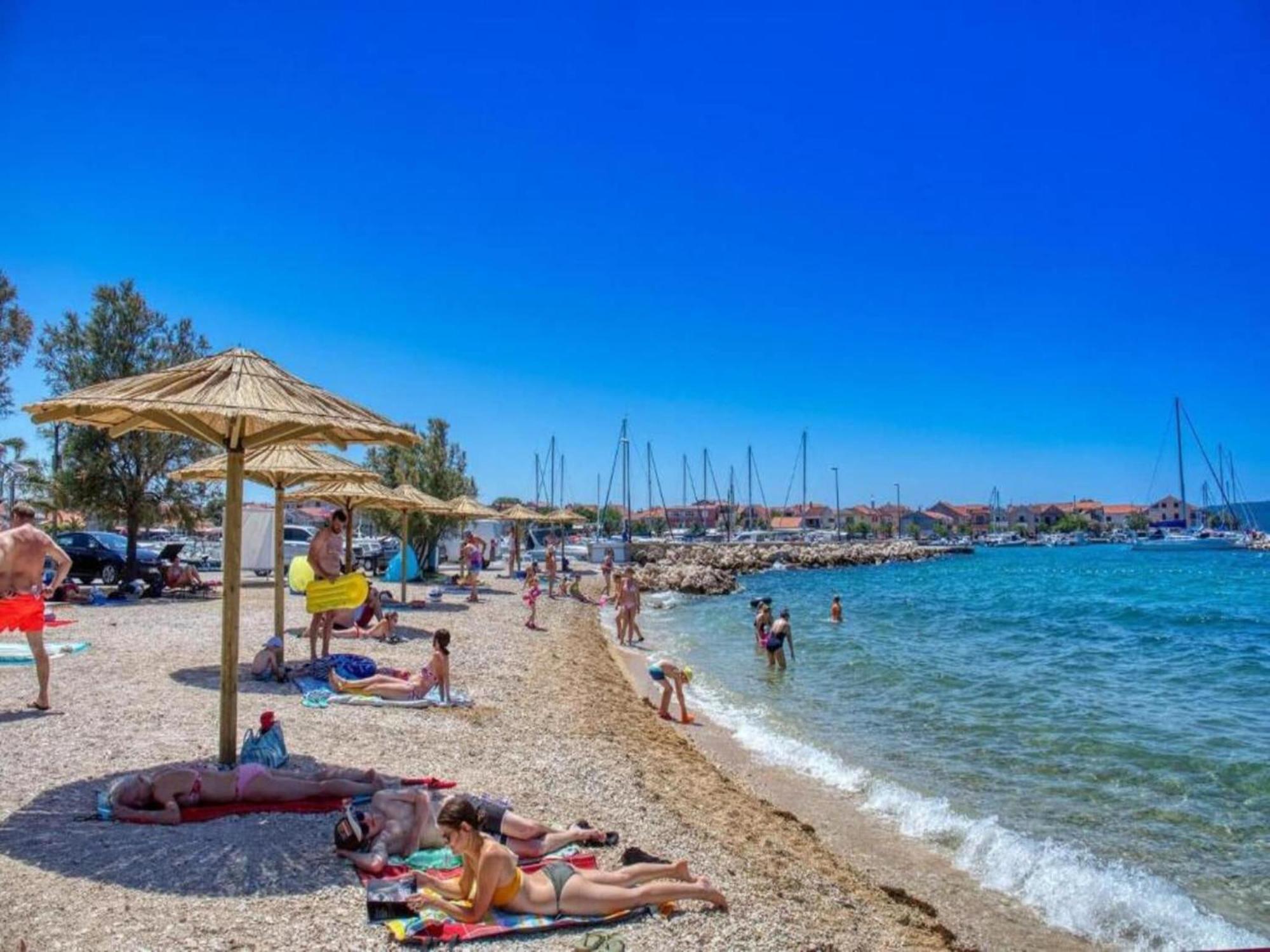 Scenic Holiday Home In Bibinje Near Sea Bagian luar foto