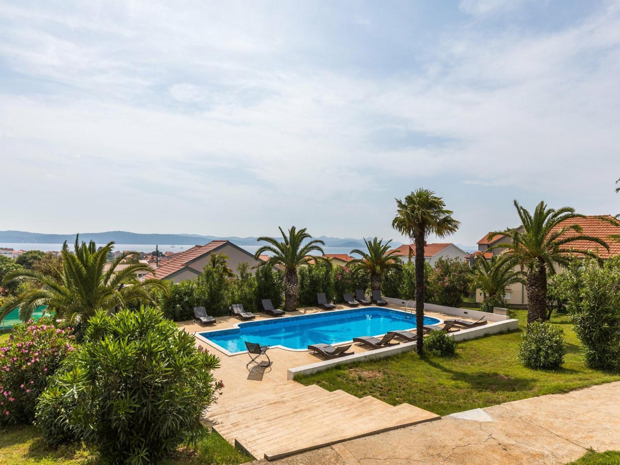 Scenic Holiday Home In Bibinje Near Sea Bagian luar foto