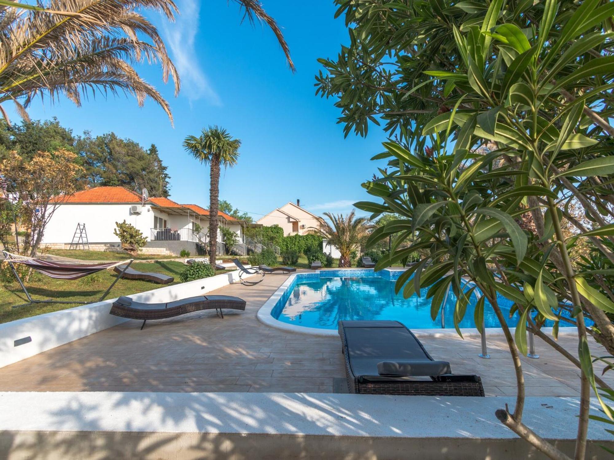 Scenic Holiday Home In Bibinje Near Sea Bagian luar foto