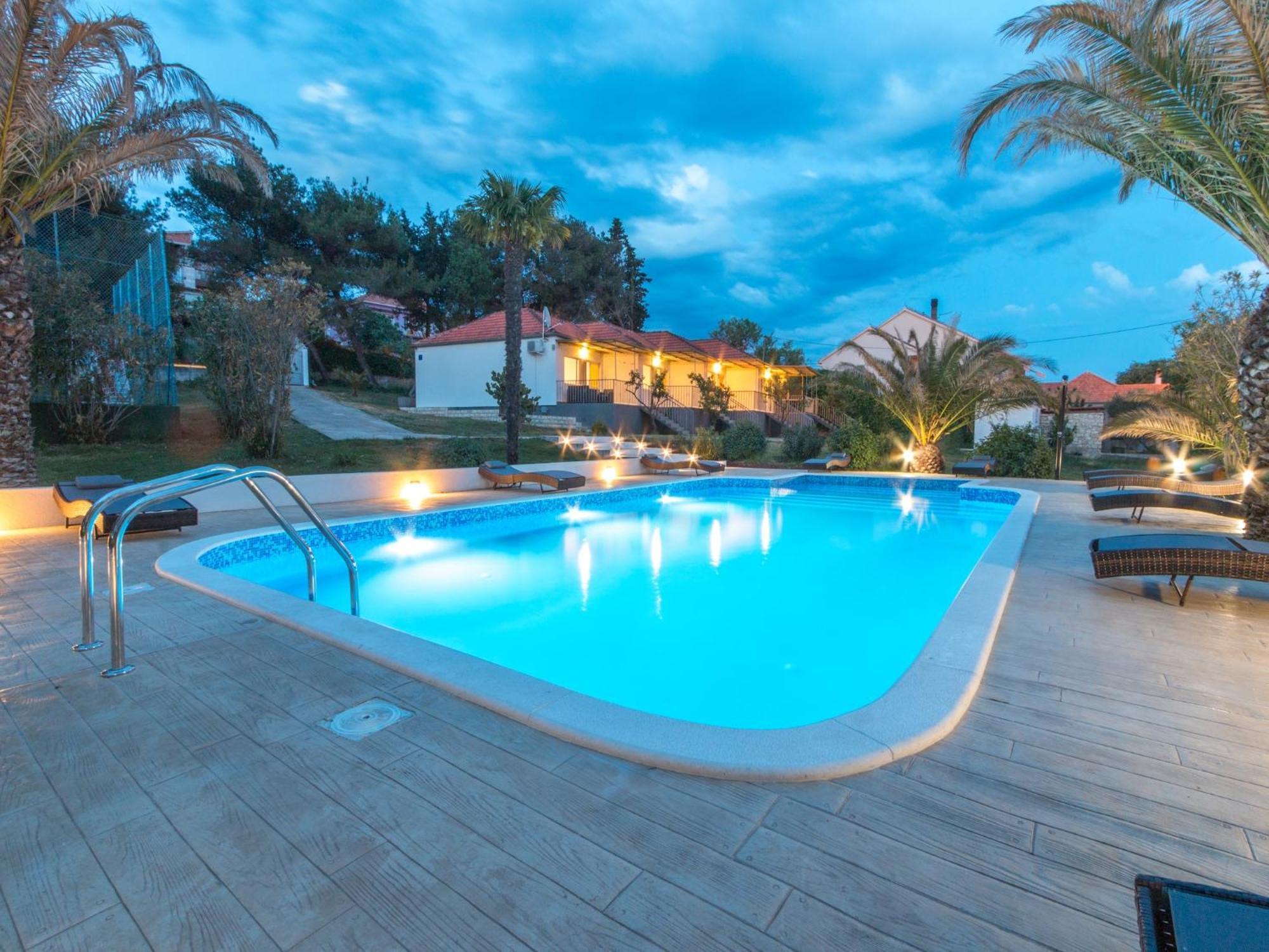 Scenic Holiday Home In Bibinje Near Sea Bagian luar foto