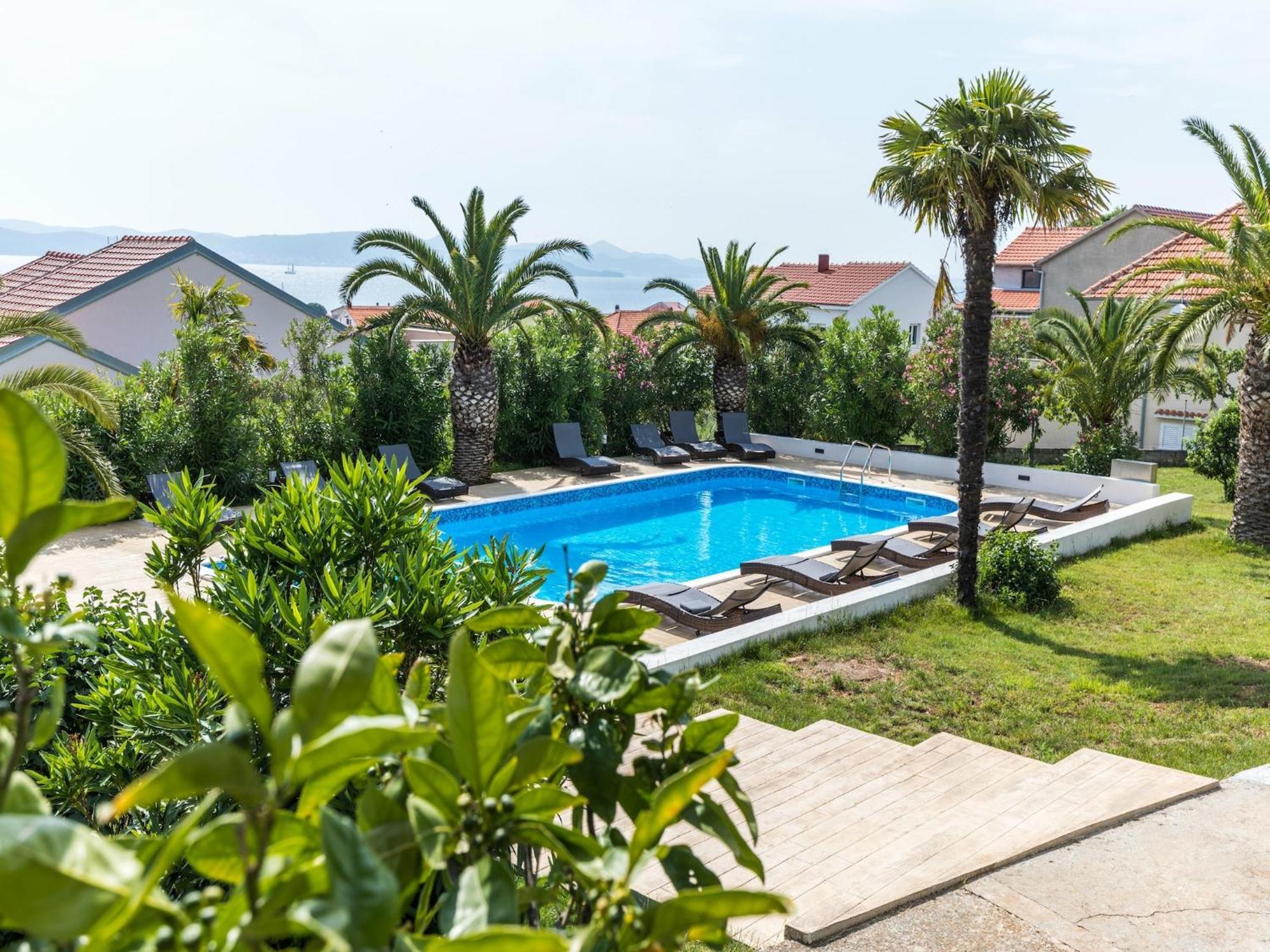 Scenic Holiday Home In Bibinje Near Sea Bagian luar foto