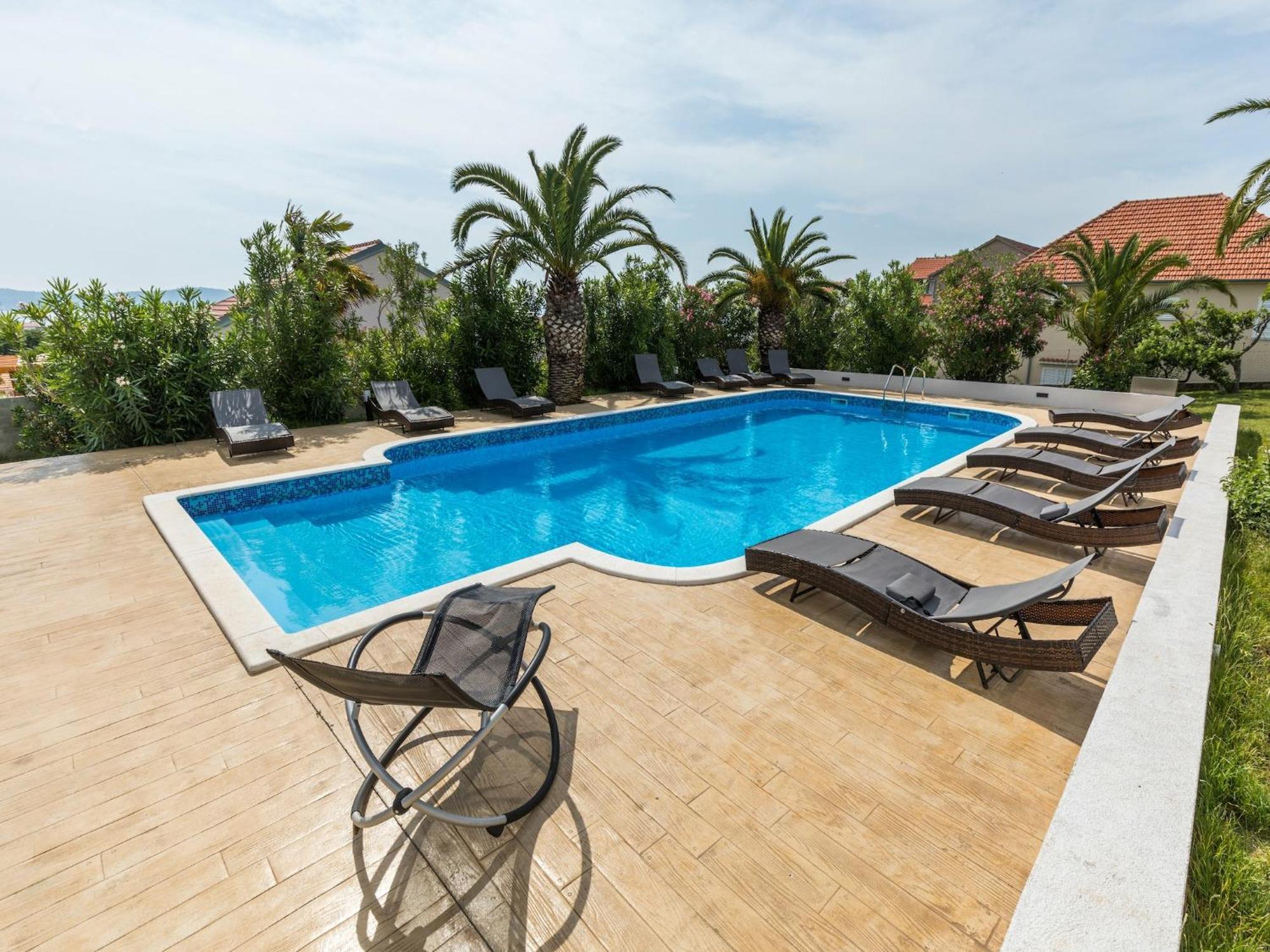Scenic Holiday Home In Bibinje Near Sea Bagian luar foto