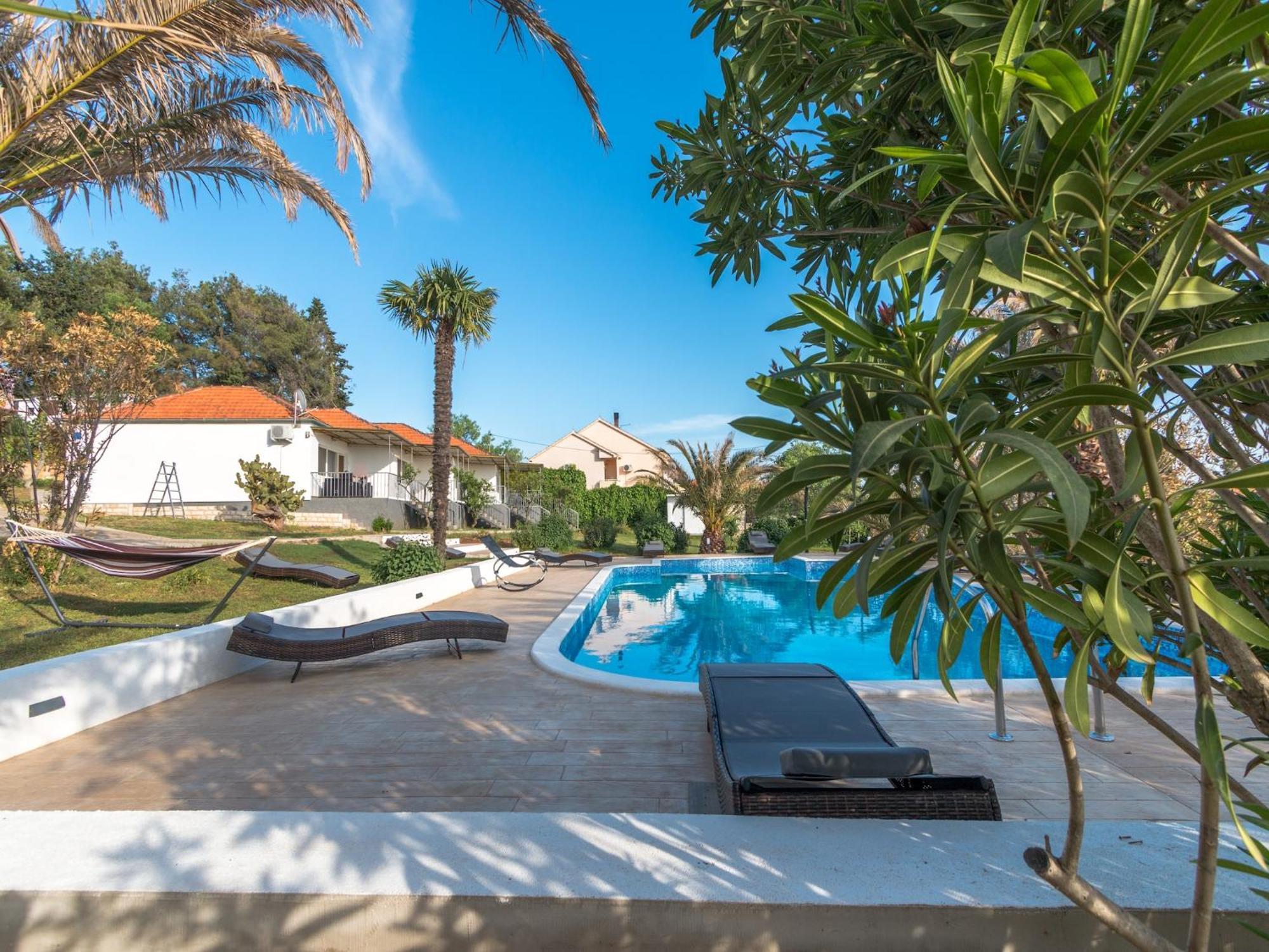 Scenic Holiday Home In Bibinje Near Sea Bagian luar foto