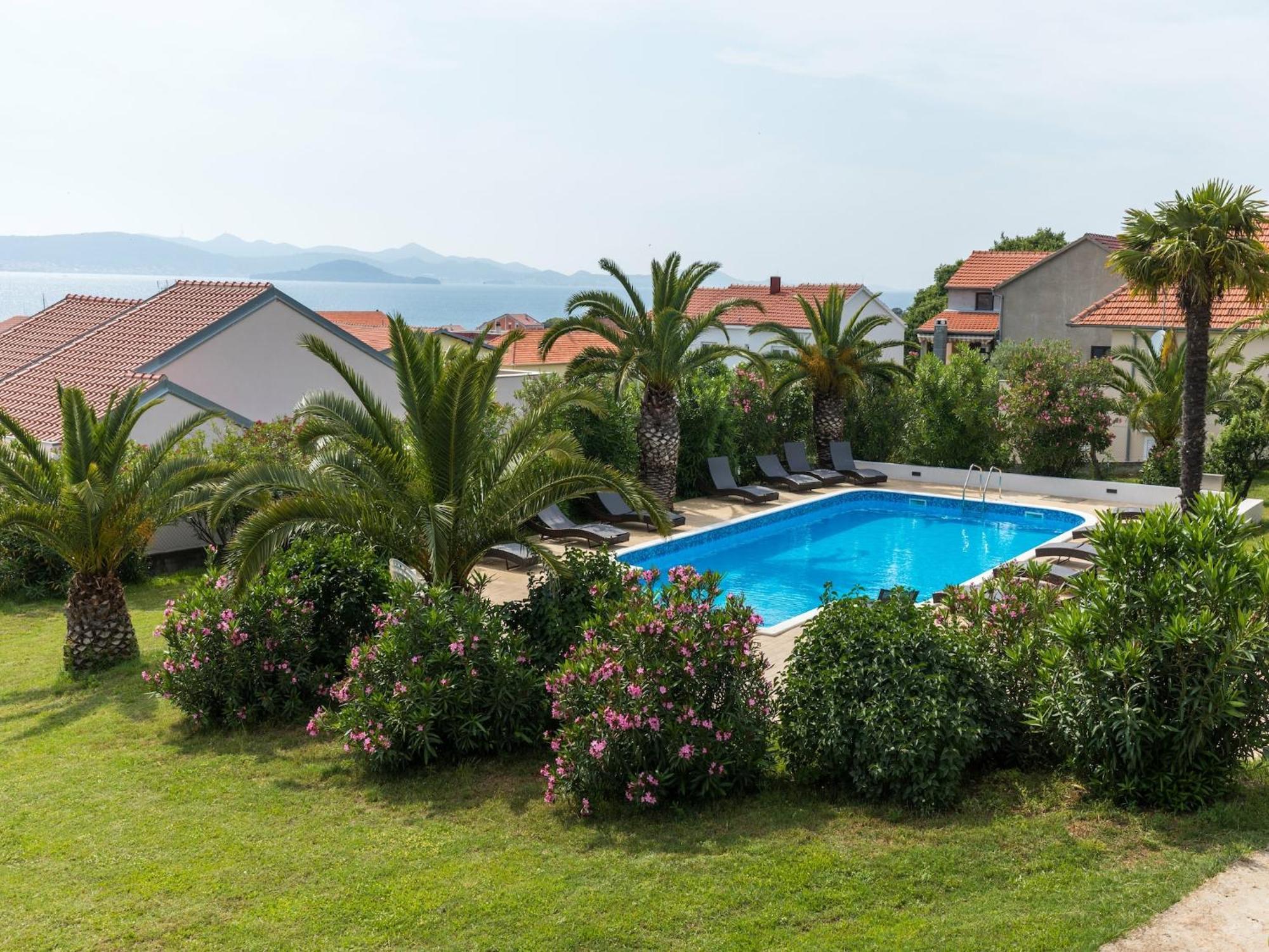 Scenic Holiday Home In Bibinje Near Sea Bagian luar foto